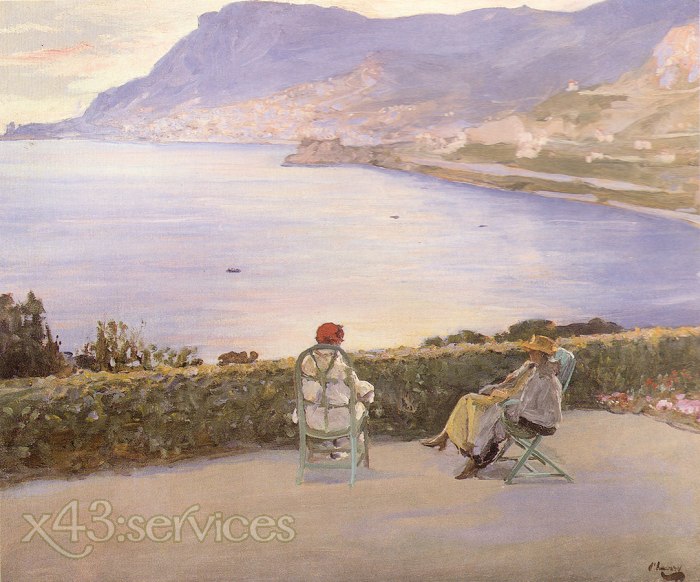 Sir John Lavery - Die Bucht Monte Carlo - The Bay Monte Carlo